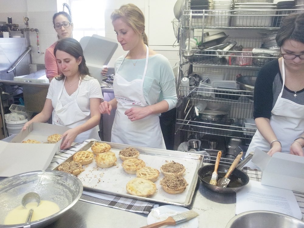 Collingwood Cooking Academy students in kitchen