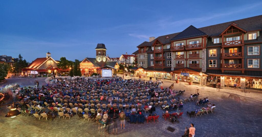 Movies Under the Stars at Blue Mountain Village