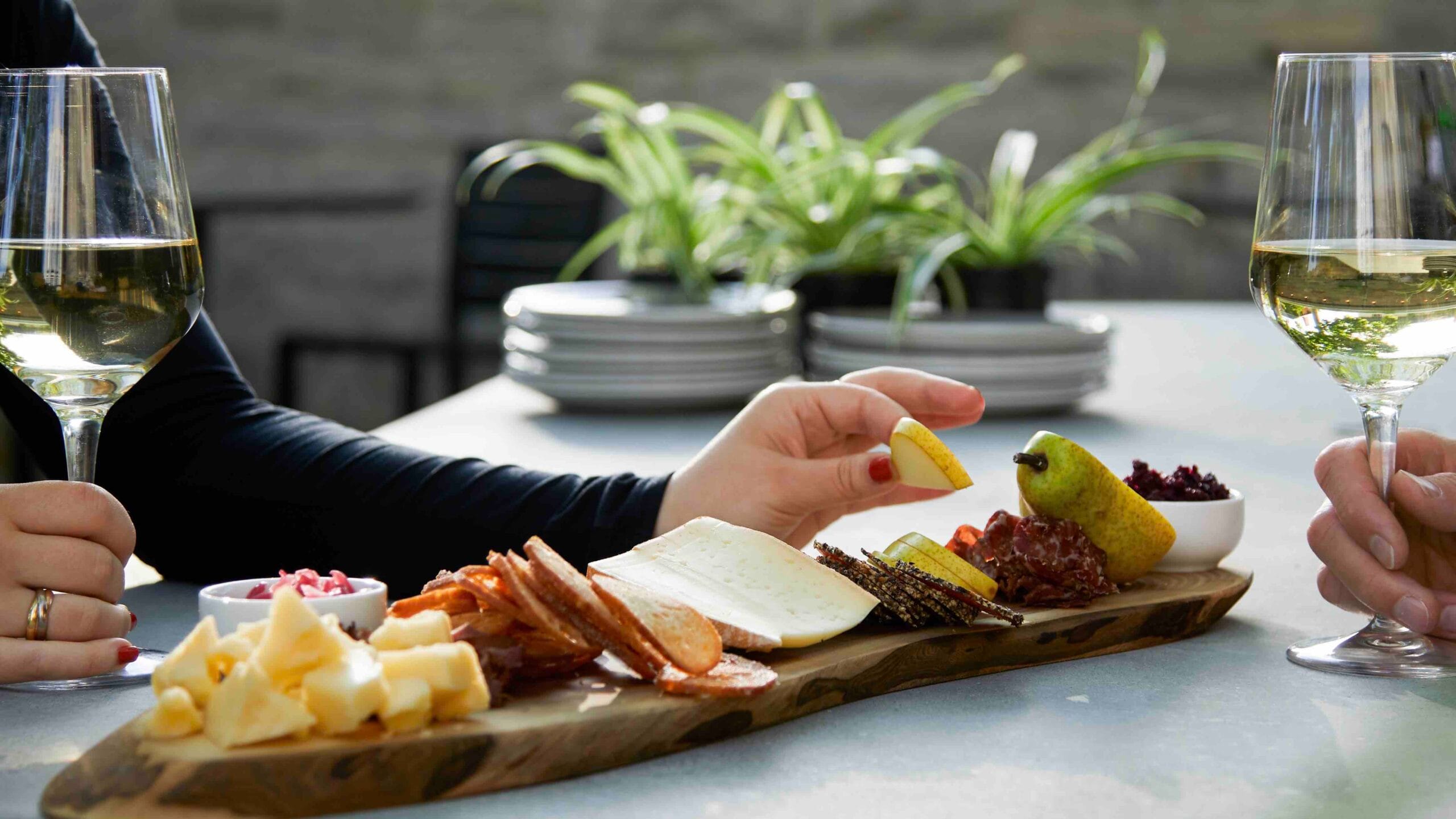 Charceuterie board at The Frontenac Club