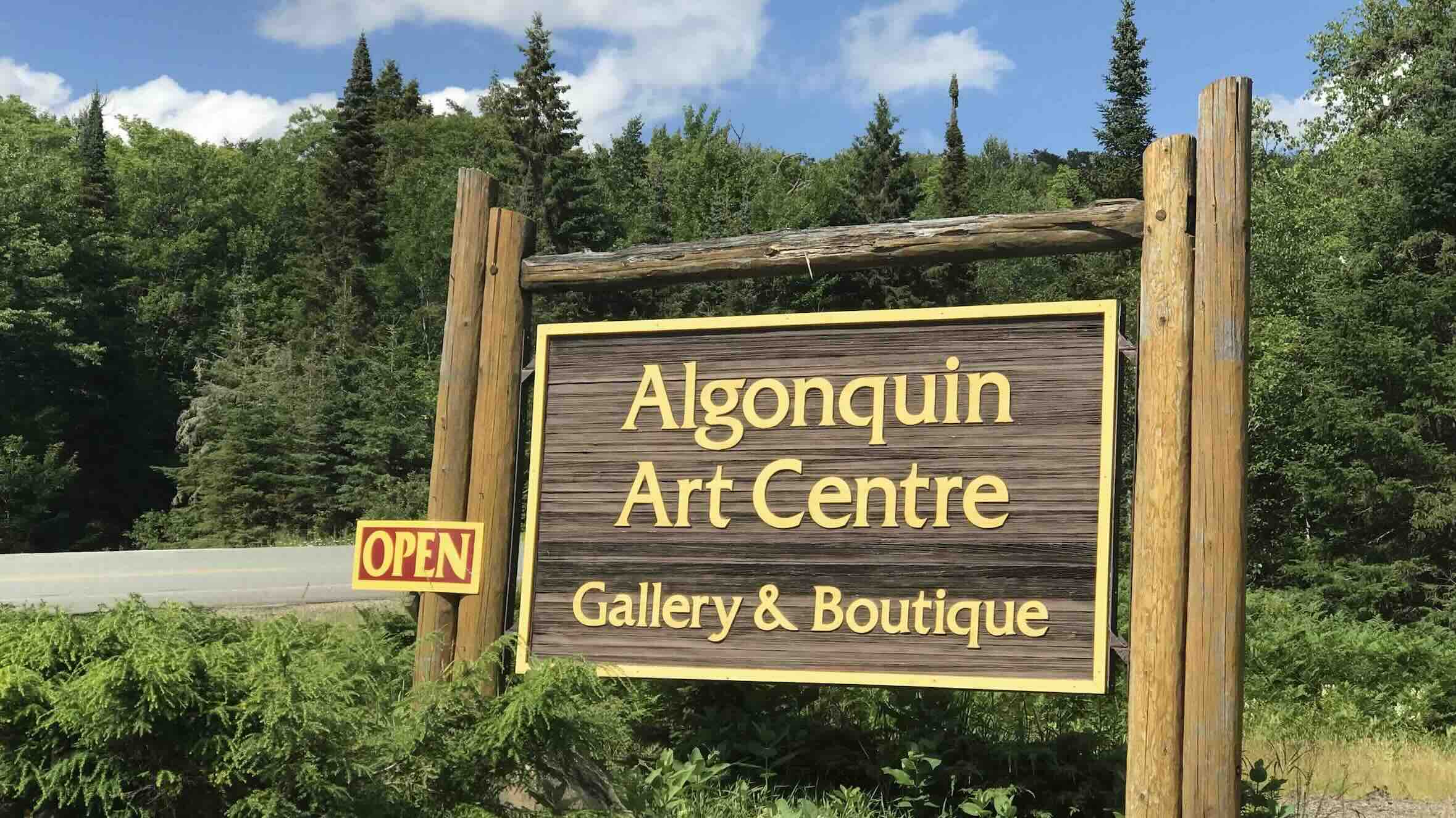 Algonquin Art Centre Sign
