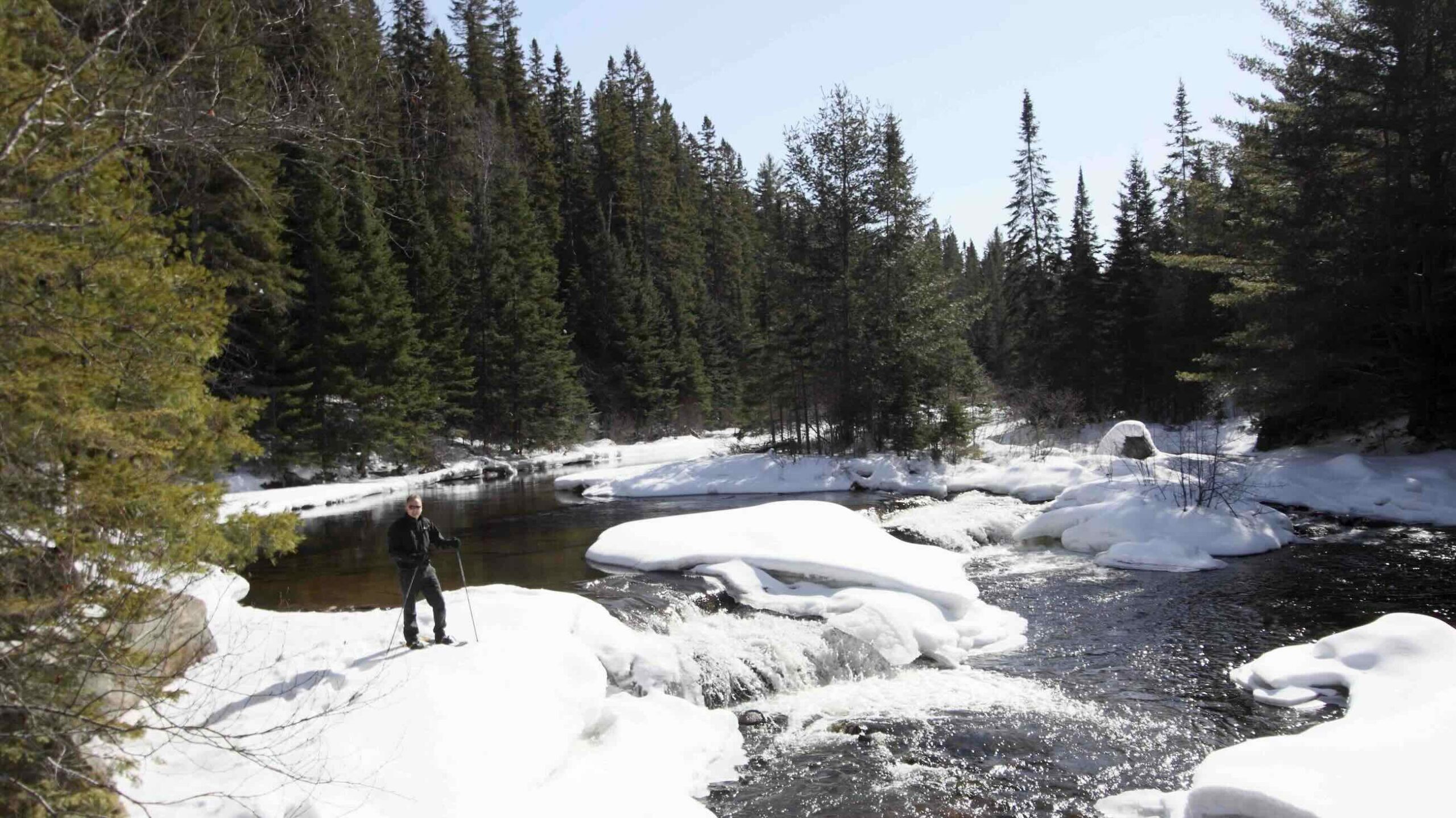 The best things to do in Algonquin Park include snowshoeing 