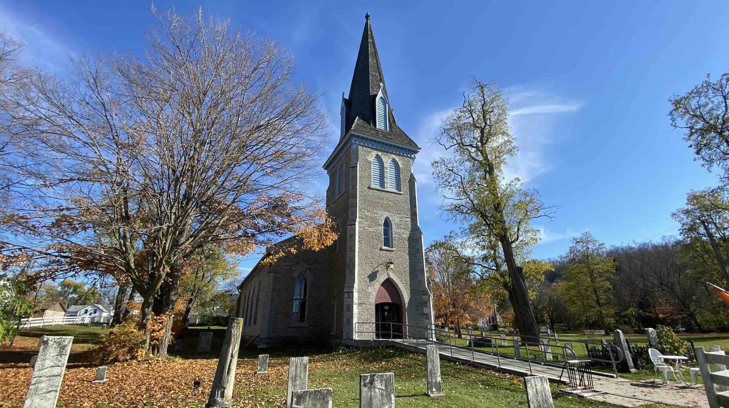 Macaulay Heritage Park church one of the best things to do in Prince Edward County photo by Kim Kerr