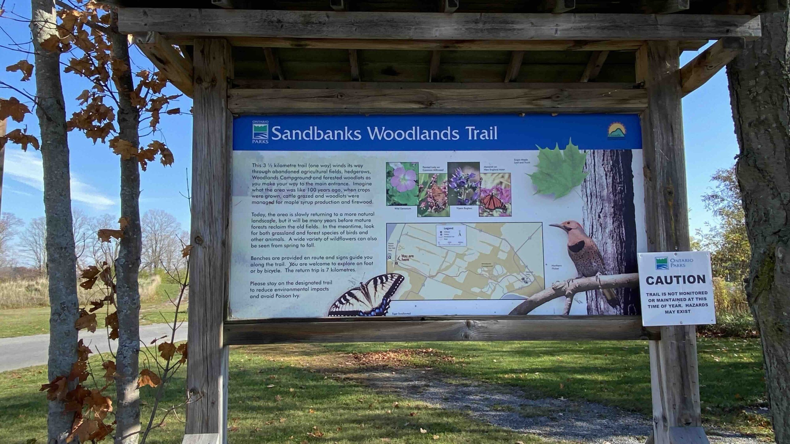 Sandbanks Provincial Park Traail Network best things to do in Prince Edward County