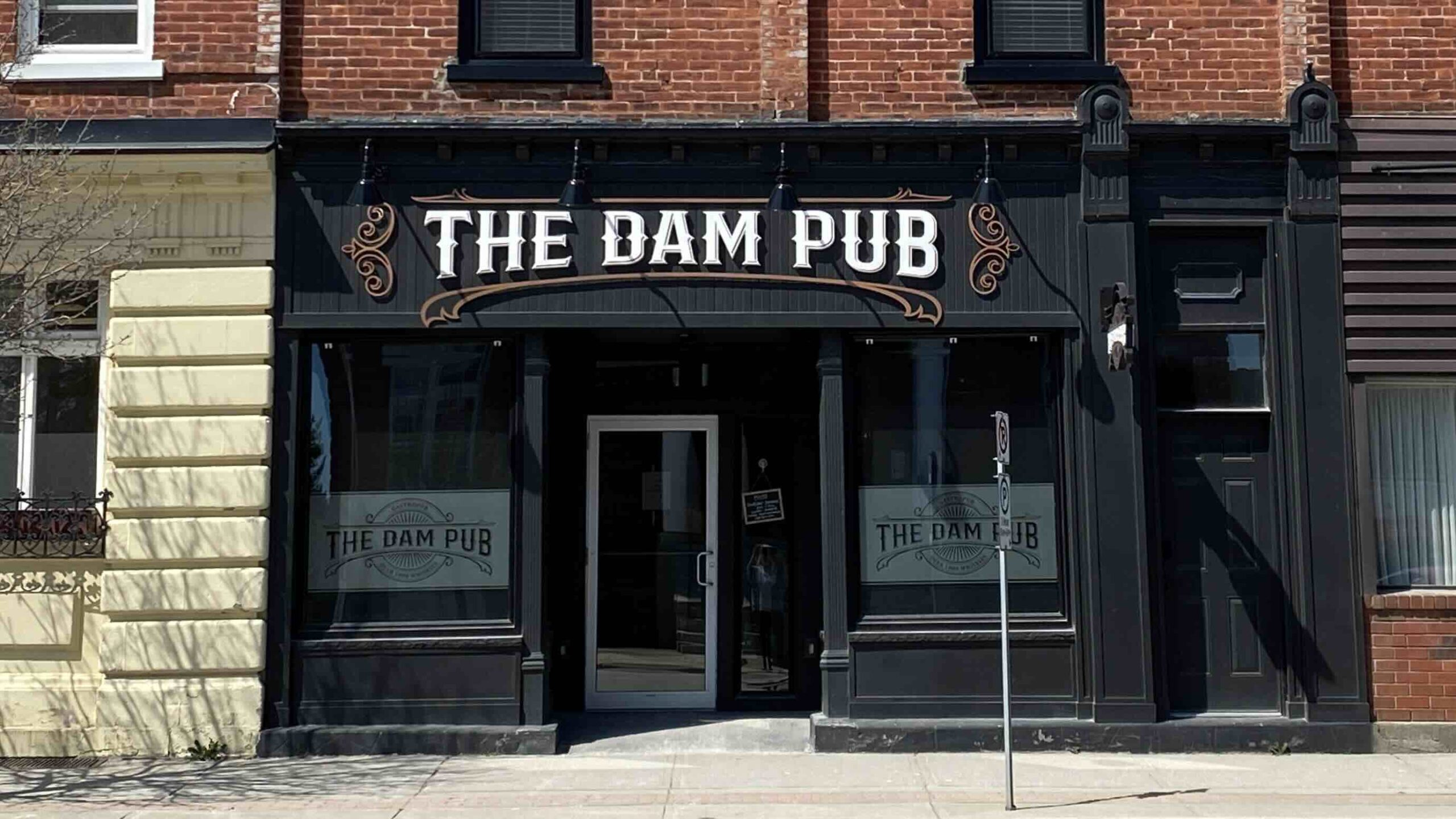 The Dam Pub in Meaford is one of the best things to do in Meaford building exterior by Bryan Dearsley