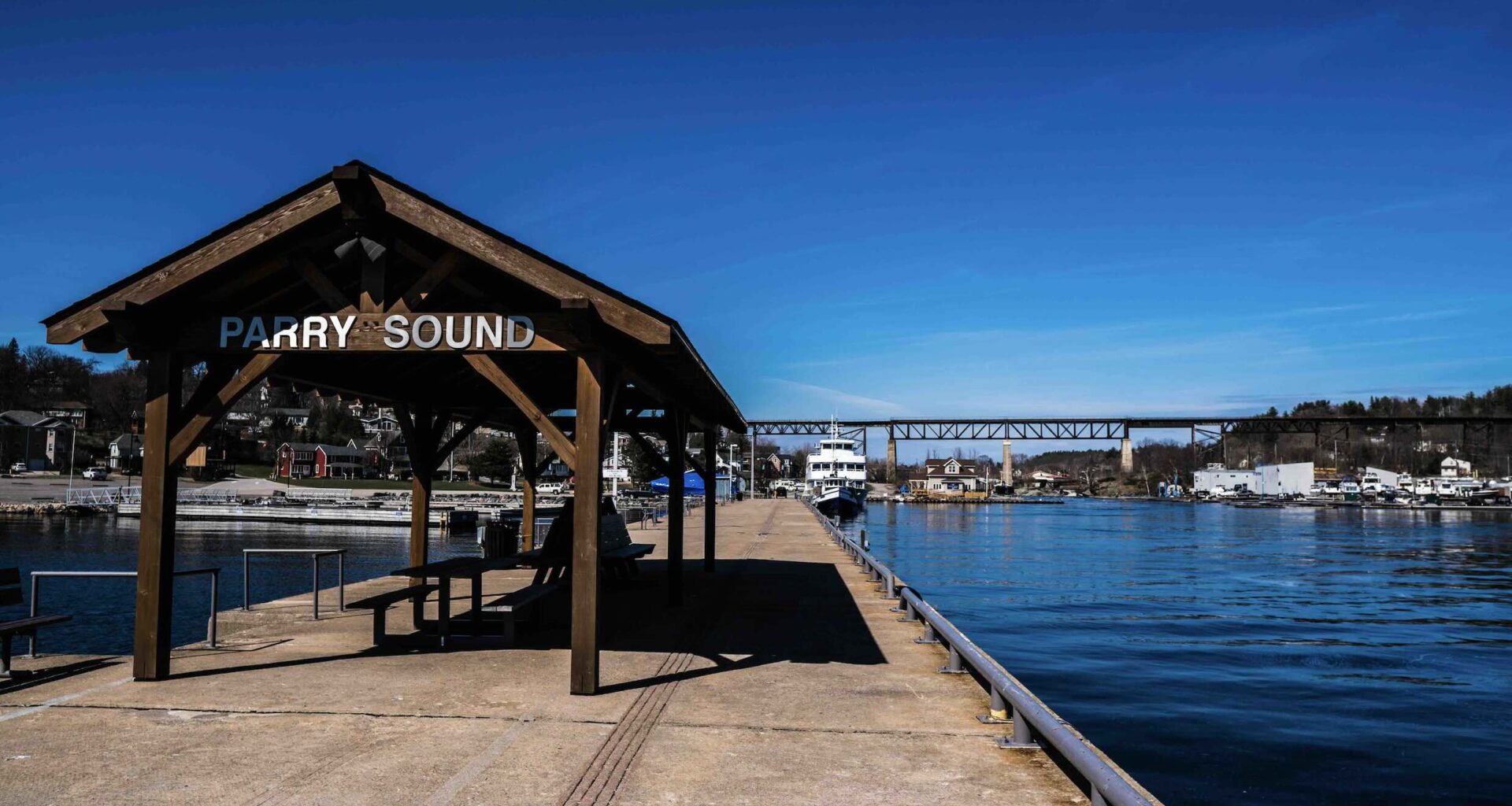shutterstockMary Anne Love - Parry Sound Parry Sound harbour and pier at one of the best thigns to do in Parry Sound