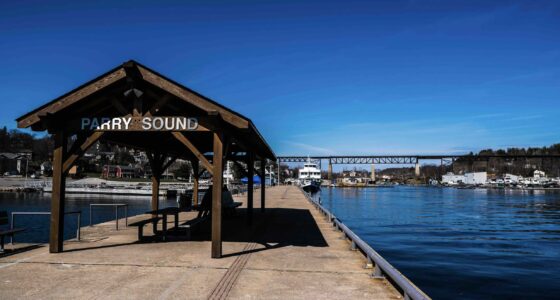 shutterstockMary Anne Love - Parry Sound Parry Sound harbour and pier at one of the best thigns to do in Parry Sound