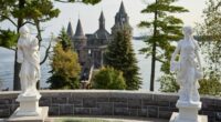 Boldt-Castle-Garden is one of the best romantic things to do in the 1000 islands