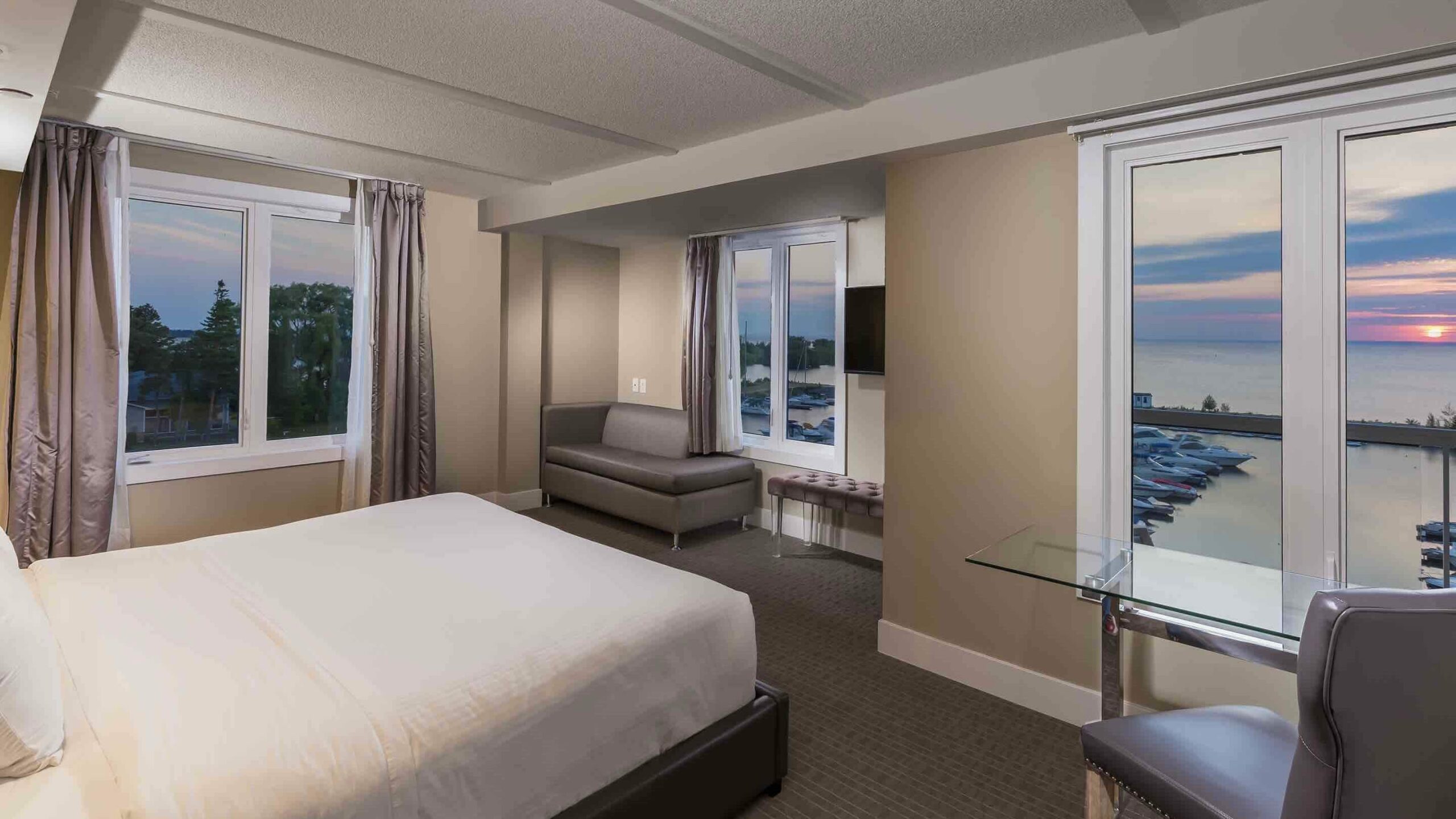 Request one of the marina view rooms when visiting Living Water Resort (Photo courtesy Living Water Resort & Spa)