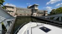 Luxury on Le Boat at the famous Peterborough lift lock