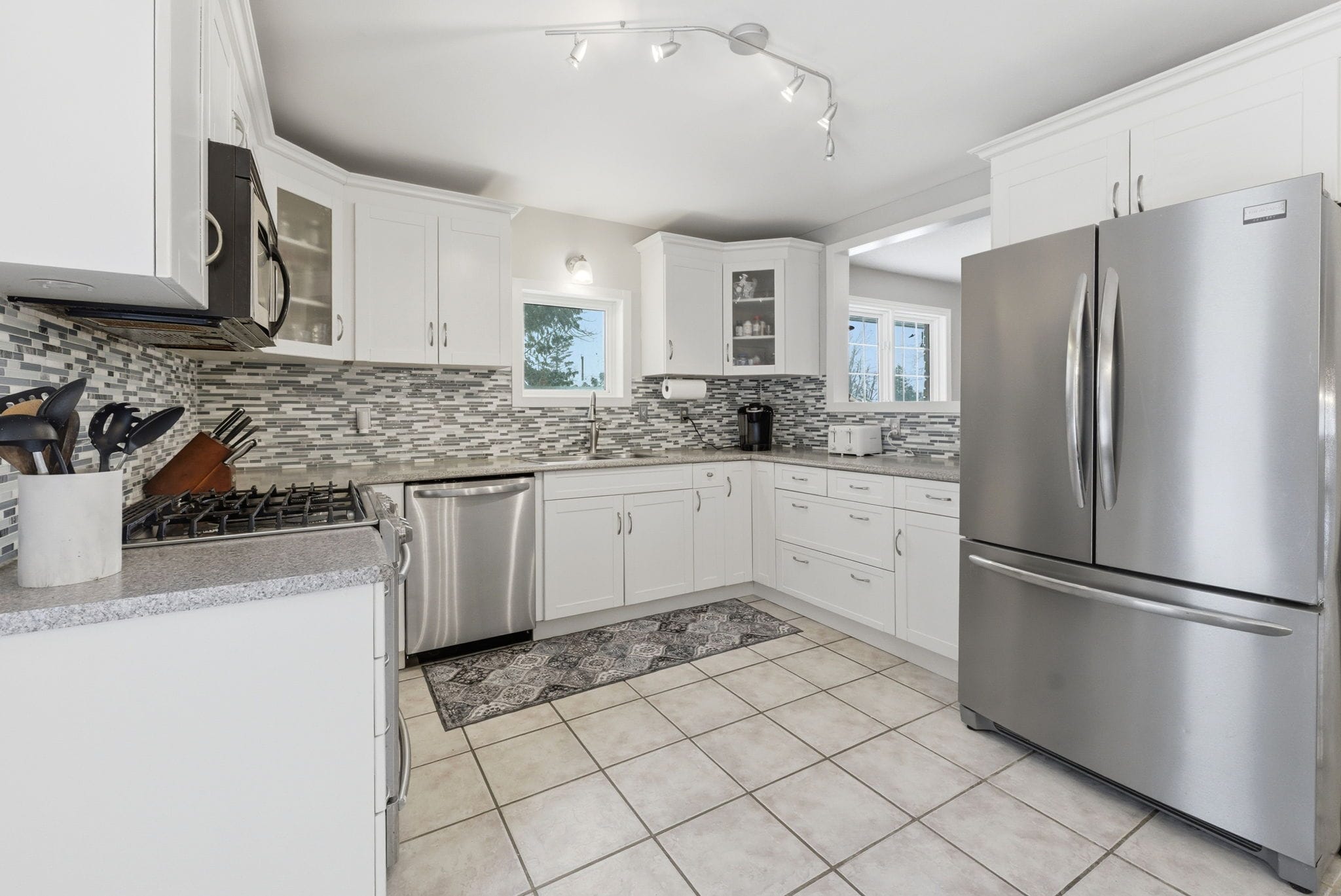 The kitchen in this home for sale in Oro-Medonte